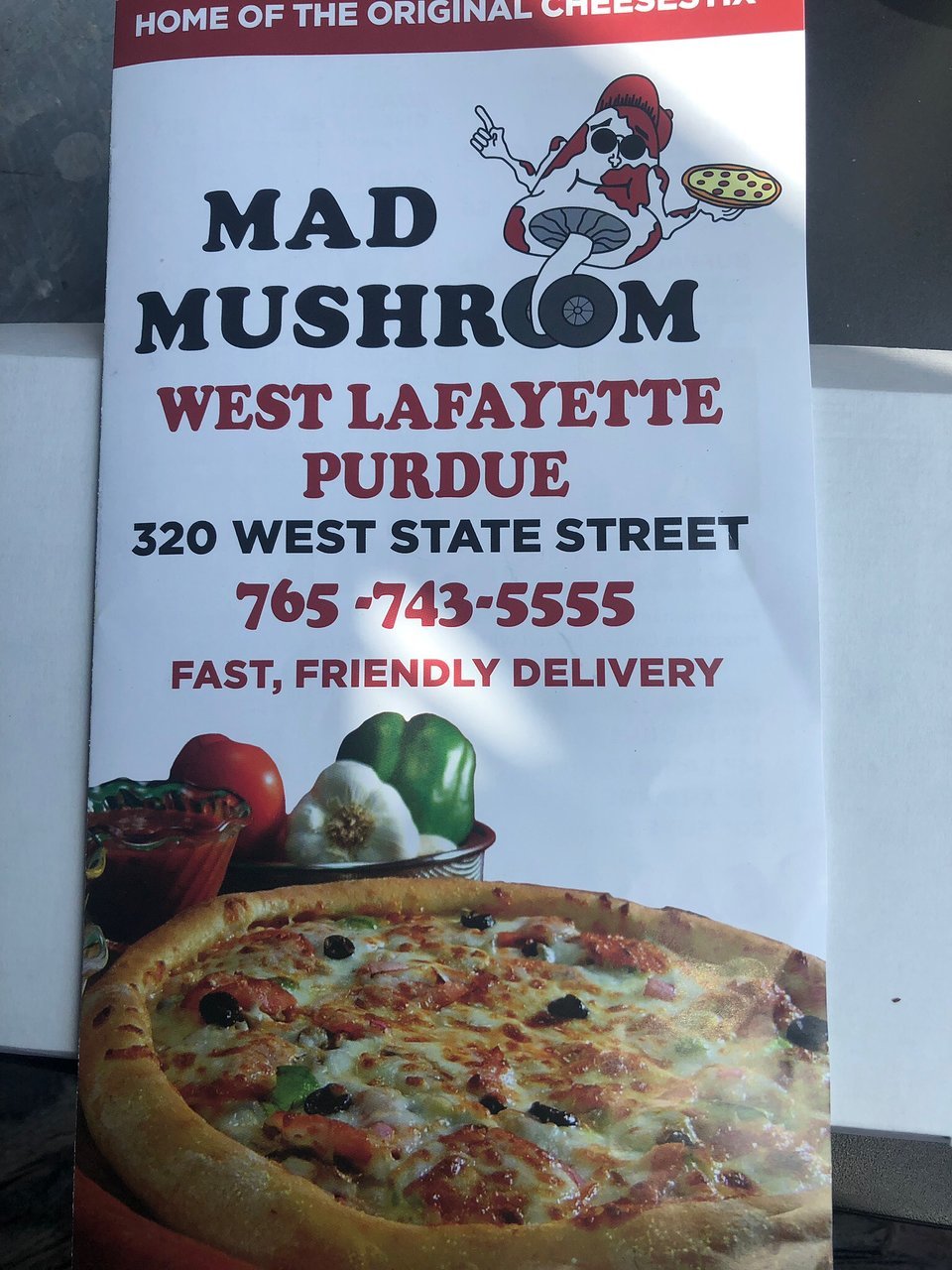 Mad Mushroom Pizza