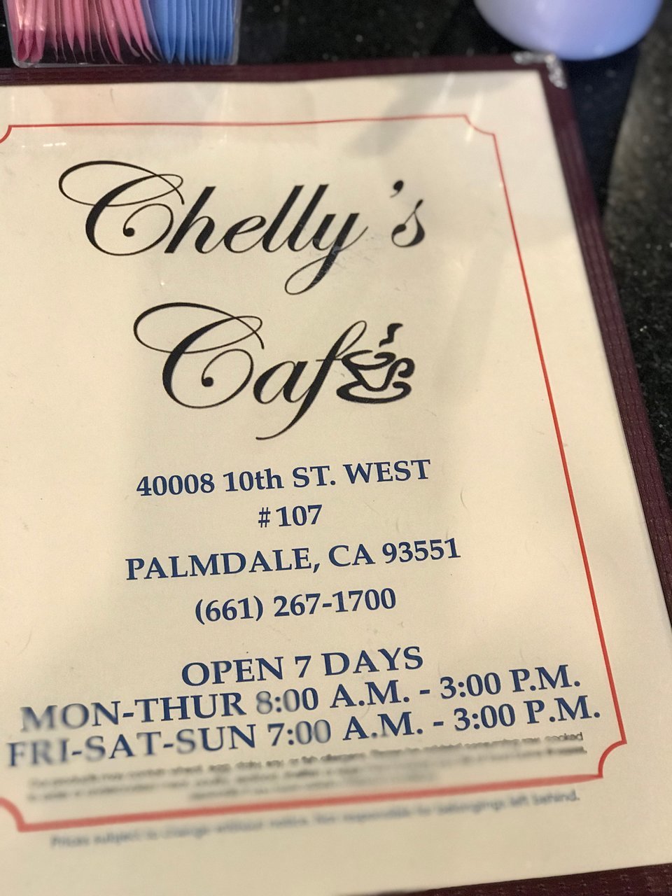 Chelly`s Cafe